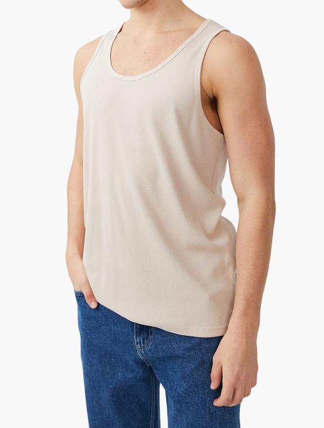 Cotton On Loose Fit Rib Tank - Cloud Pink