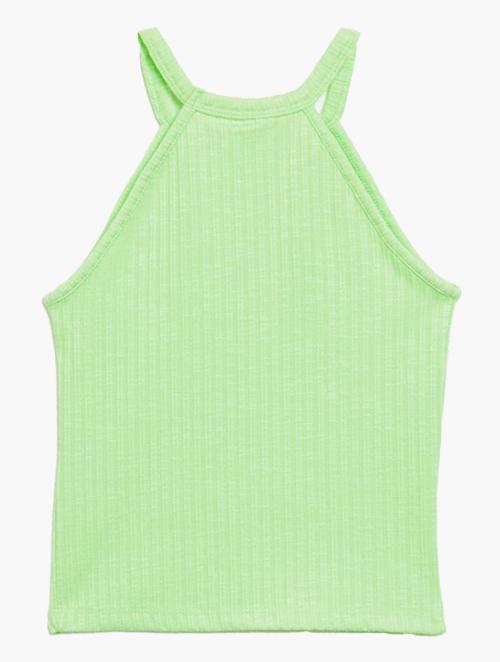 Cotton On Leah Rib Tank - Washed Spearmint