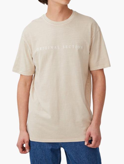 Cotton On Easy T-Shirt - Cashew/Original Section