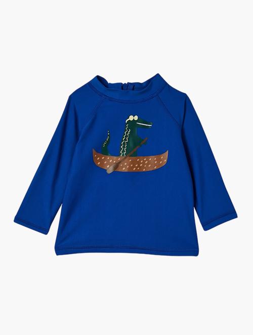 Cotton On Freddie Rash Vest - Blue Punch//Paddle Your Own Canoe