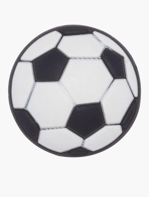 Crocs Black & White Soccer Ball Jibbitz