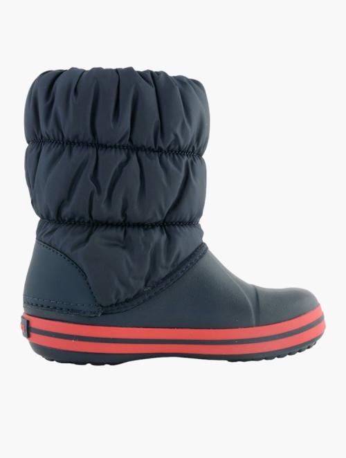 Crocs Kids Navy & Red Winter Puff Boots