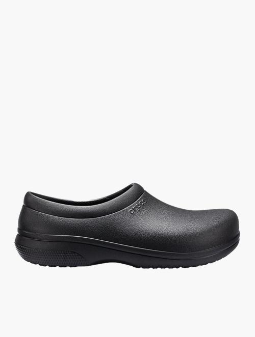 Crocs Black On-The-Clock Work Slip-On Shoes