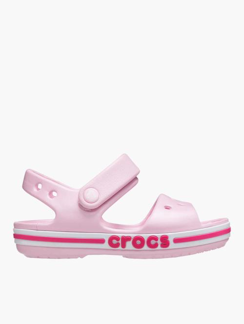 Crocs Kids Ballerina Pink Bayaband Sandals