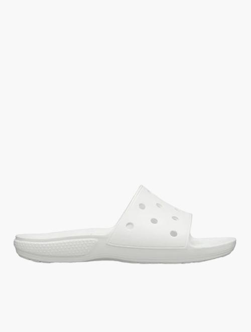 Crocs White Classic Crocs slides