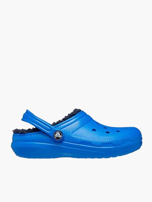 Crocs Toddlers Blue Bolt  Classic Lined Clogs
