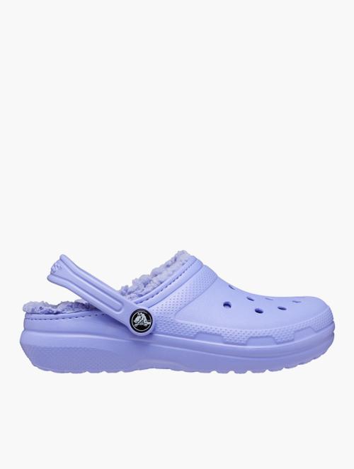 Crocs Digital Violet Toddlers Classic Lined Clogs