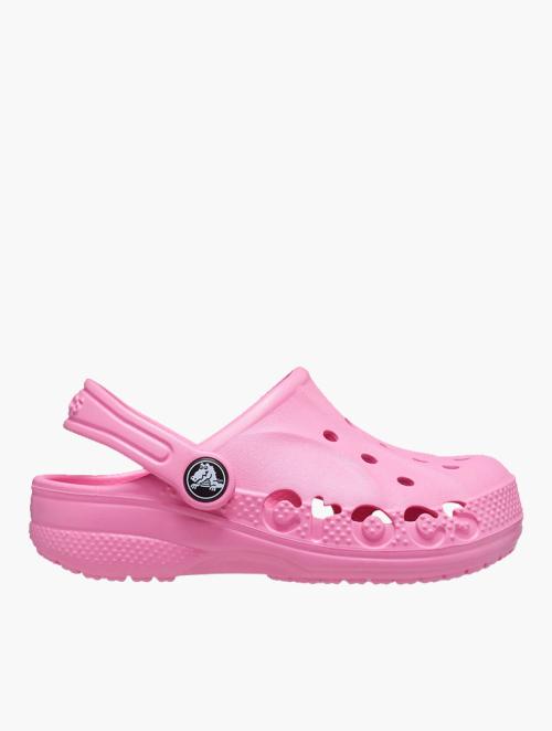 Crocs Toddlers Pink Lemonade Baya Slip-on Clogs