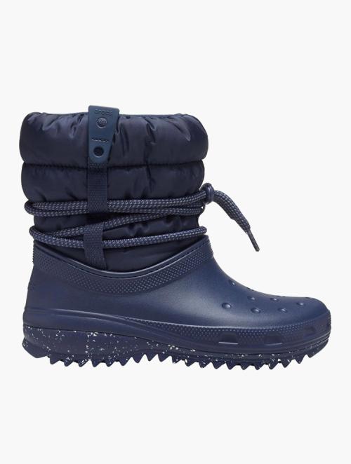 Crocs Navy Classic Neo Puff Luxe Boots