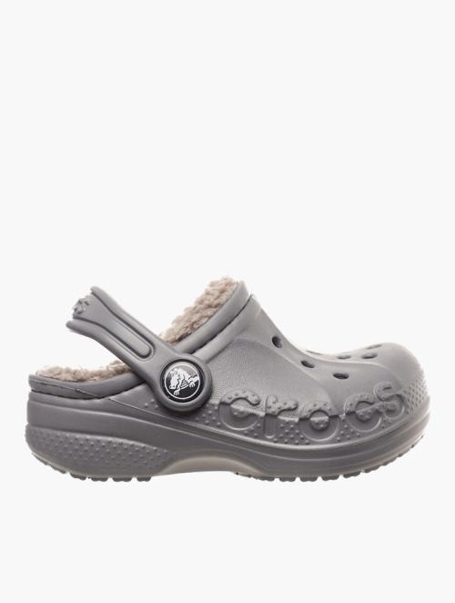 Crocs Toddlers Charcoal Baya Lined Clog