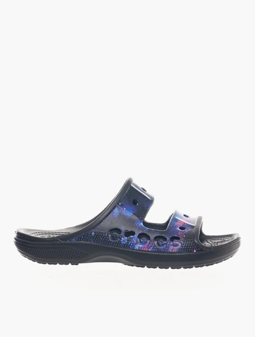 Crocs Black & Multicolour Baya Graphic Sandals