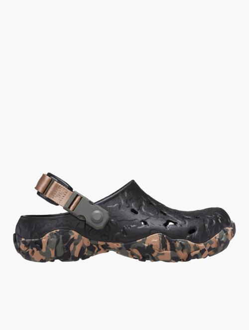 Crocs Black & Cork All Terrain Atlas Clogs