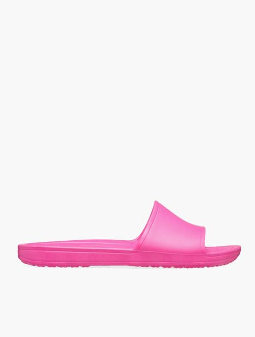 Crocs Electric Pink Kadee Slides