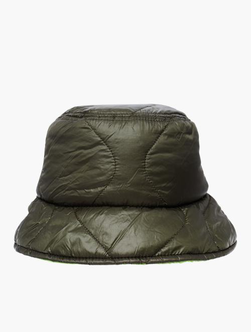 Daily Finery Green Puffer Bucket Hat