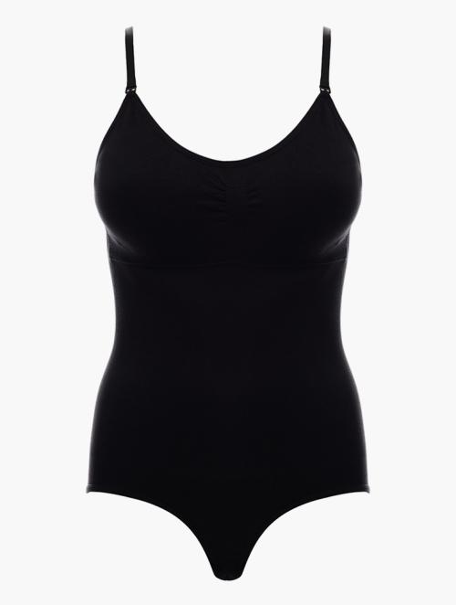 Daily Finery Black Seamless Bodysuit