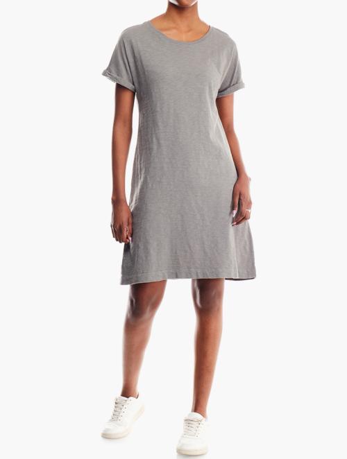 Daily Finery Grey Short Sleeve Dress