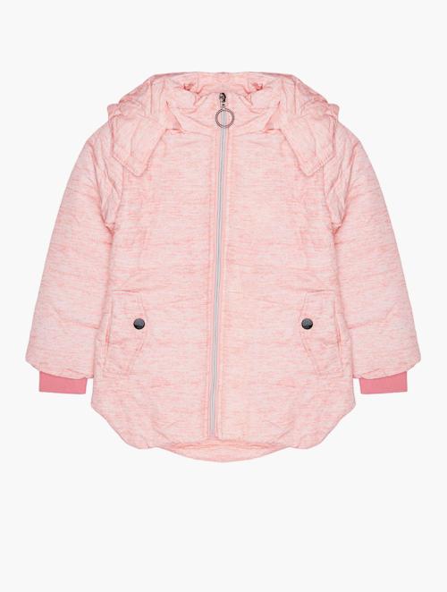 Daily Finery Pink Hooded Puffer Jacket