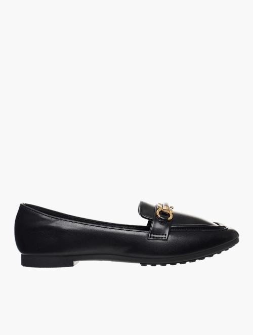 Daily Finery Black Slip-On Loafers