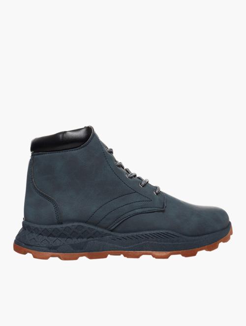 Daily Finery Navy Lace-Up Ankle Boots