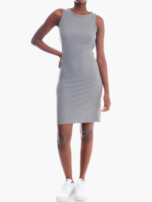 Daily Finery Grey Backless Bodycon Dress