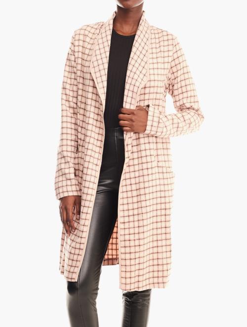 Daily Finery Mink Check Coat 