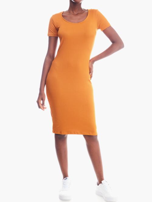 Daily Finery Tan Bodycon Dress