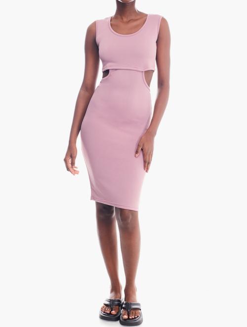 Daily Finery Lilac Cut Out Bodycon Dress