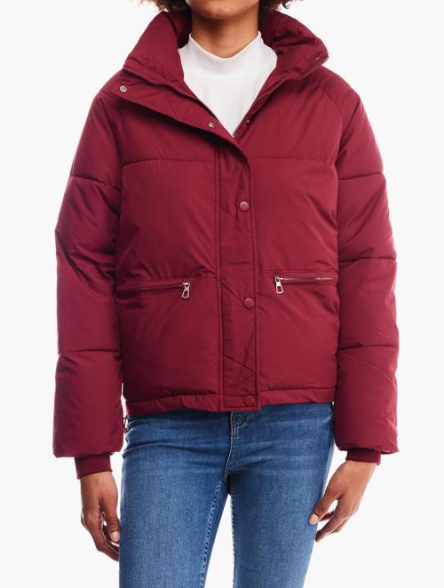 Daily Finery Pink Zip Up Puffer Jacket