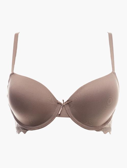 Daily Finery Brown T-Shirt Bra