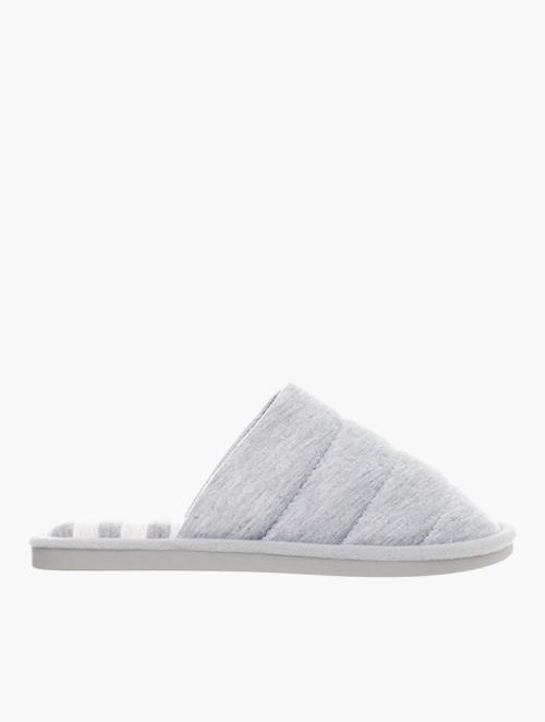 Daily Finery Grey Slip-On Slippers