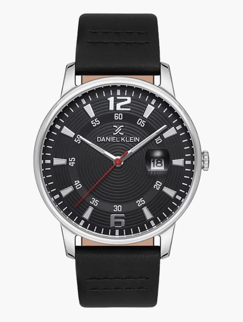 Daniel Klein Black Premium 3 Hands Date Watch