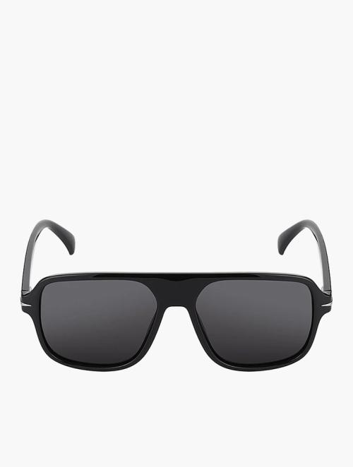 Daniel Klein Black Polarized Mask Sunglasses