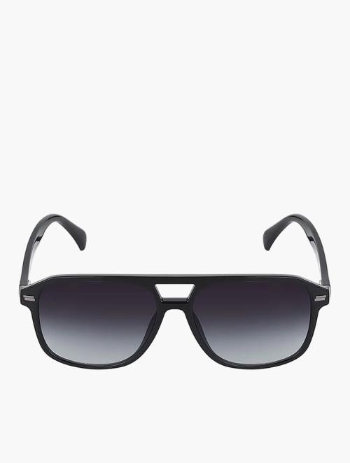 Daniel Klein Black Polarized Mask Sunglasses