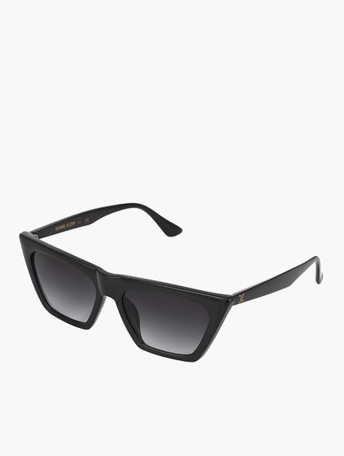 Daniel Klein Black Polarized Cat Eye Sunglasses