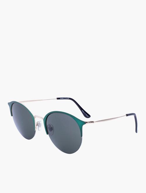 Daniel Klein Green Polarized Oval Sunglasses