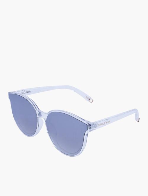 Daniel Klein Blue & Clear Cat Eye Sunglasses