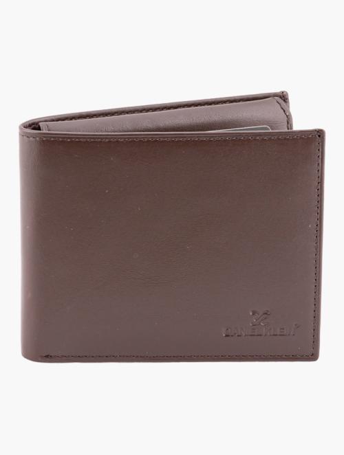 Daniel Klein Dark Brown Leather Wallet