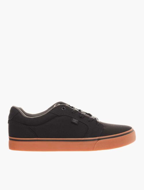 DC Shoes Black & Gum Anvil Canvas Sneakers