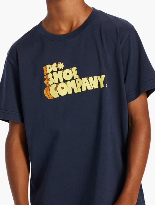 DC Shoes Boys Navy Blazer Dc Nostalgic T-Shirt