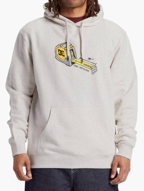 DC Shoes Snow Heather Size Matters Pullover Hoodie