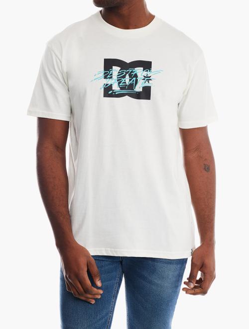 DC Shoes White Chrome Star T-Shirt