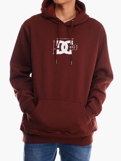 DC Shoes Red Long Sleeve Hoodie