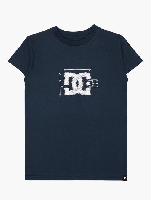 DC Shoes Blue Graphic Print T-Shirt