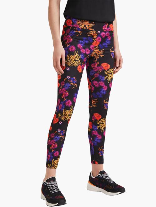 Desigual Black Photographic Print Leggings