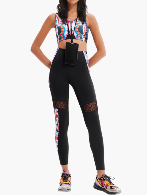 Desigual Black Slim Fit Leggings