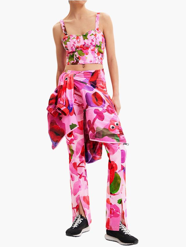 Desigual Pink Lyl Corset Top