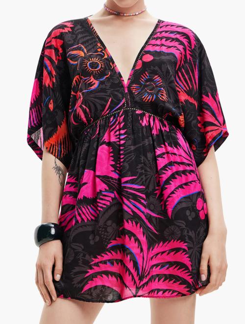 Desigual Black Short Tunic Dress