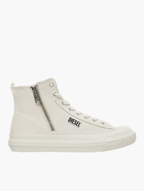 Diesel White S-Athos Dv Mid Sneaker