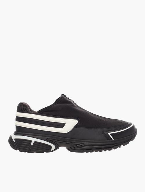 Diesel Black S-Serendipity-Slip-On Mesh Sneakers With Zip