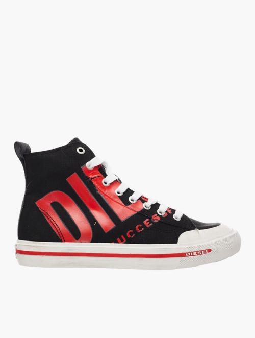 Diesel Black Multi Athos S-Athos Mid X Sneakers 